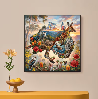 Preview: Diamond Painting Australien Wildtiere